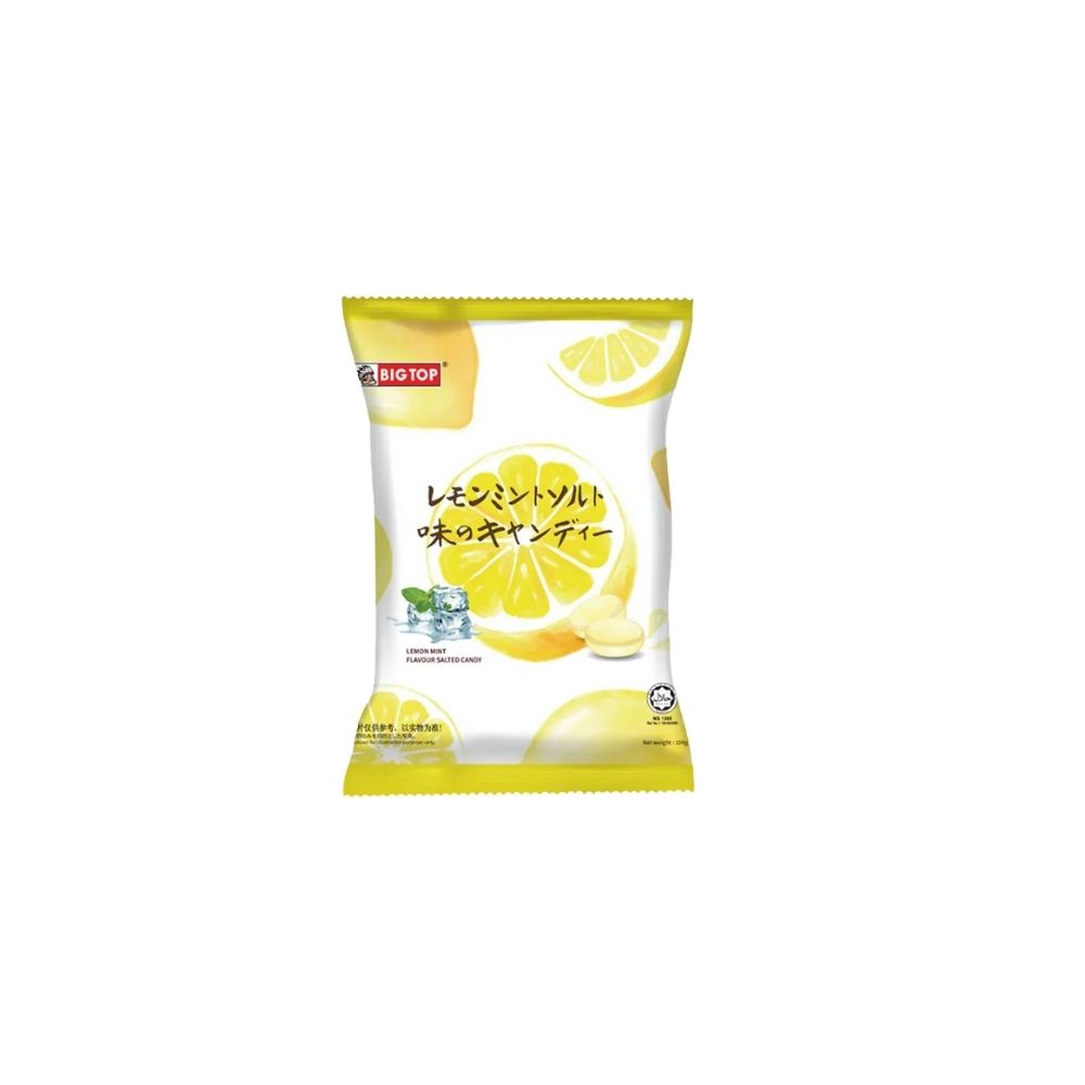 BigTop Lemon Mint Flavour Salted Candy 5 x 100g Pack