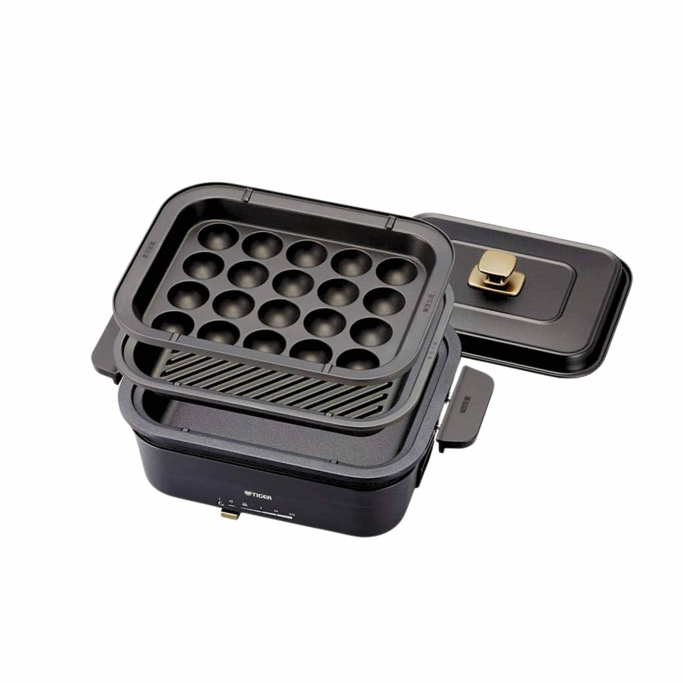 TIGER 3 in 1 Electric Skillet Pan Grill and Takoyaki CRL-A30A