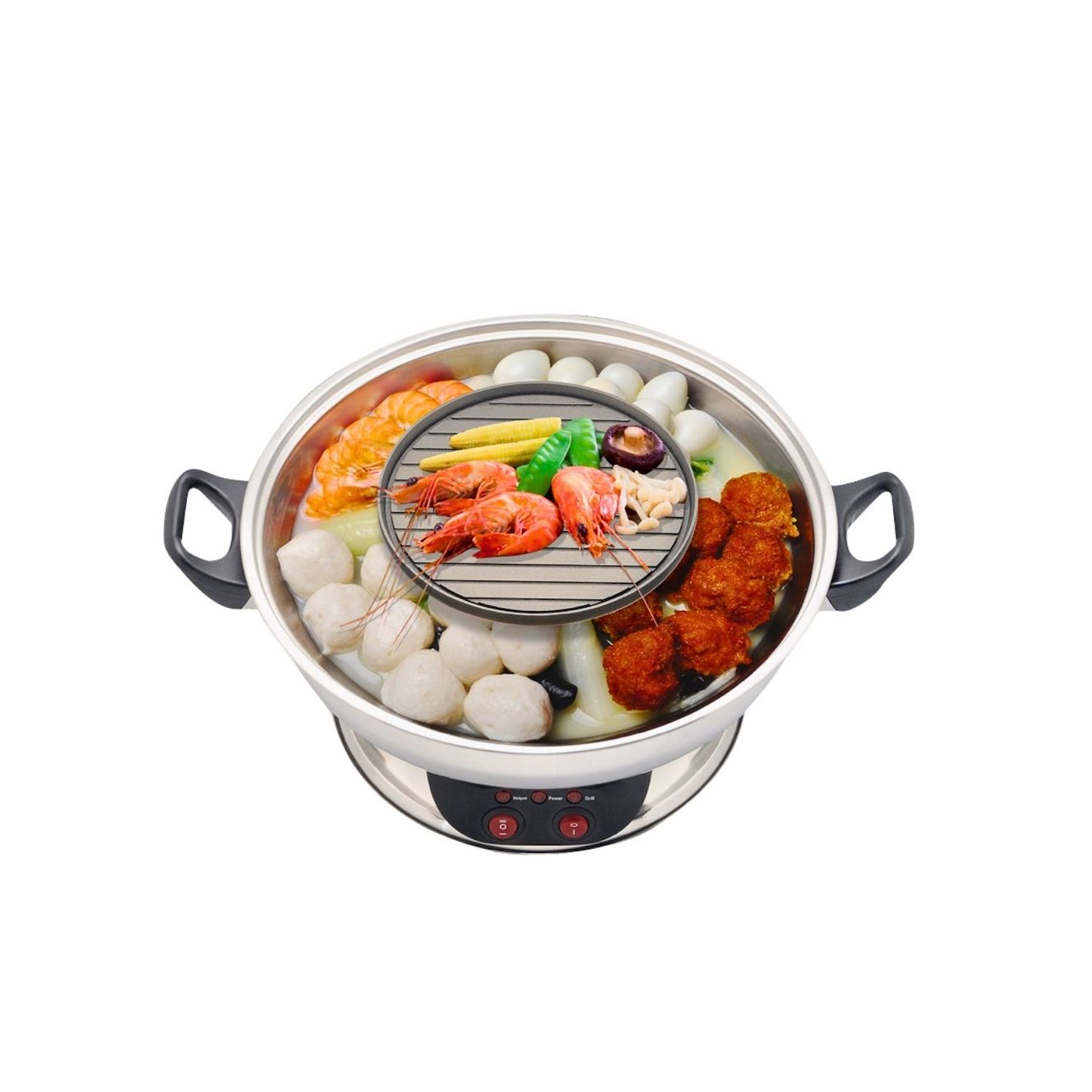 GALAXY Electric Hot Pot and Grill SET-400A